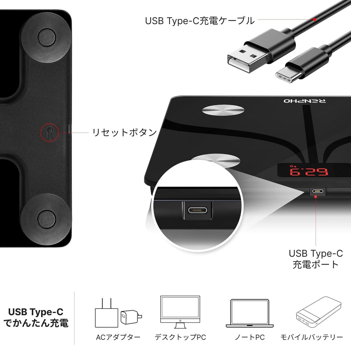 【新商品】RENPHO スマート体組成計 ES-30M Renpho JP